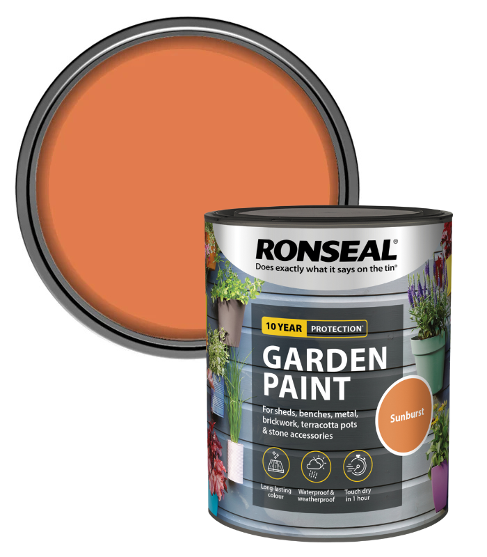 Ronseal Garden Paint - Sunburst - 750ml