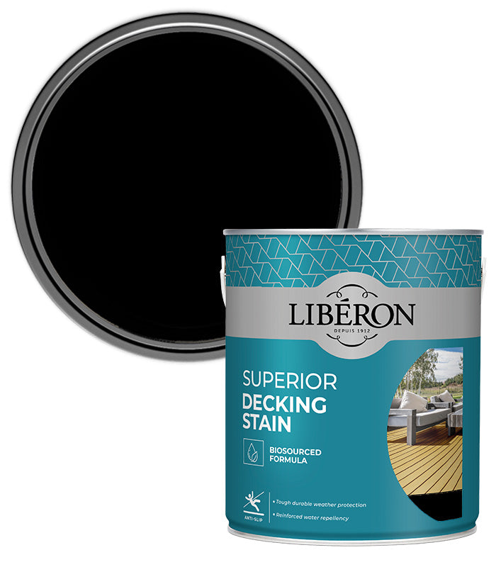 Liberon Superior Decking Stain - Black - 2.5L