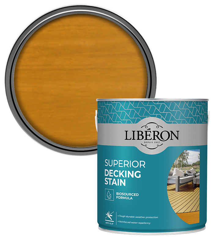 Liberon Superior Decking Stain - Light Oak - 2.5L