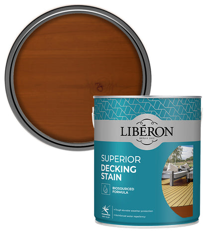Liberon Superior Decking Stain - Teak - 2.5L