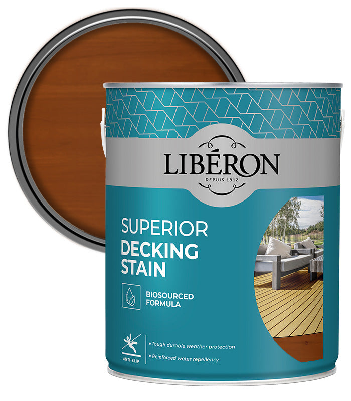 Liberon Superior Decking Stain - Teak - 5L