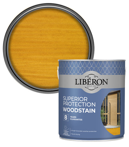 Liberon High Protection Woodstain - Satin - Light Oak - 2.5L