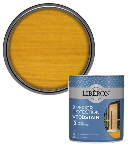 Liberon High Protection Woodstain - Satin - Light Oak - 750ml