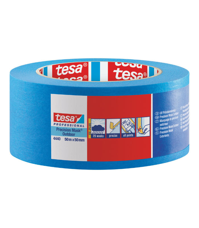 Tesa Precision Masking Tape Outdoor (26 weeks) Blue - 50mm x 50m