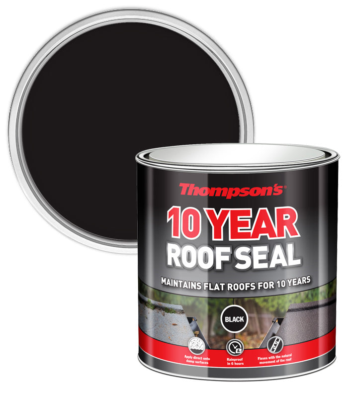 Thompsons 10 Year Roof Seal - Black - 2.5L