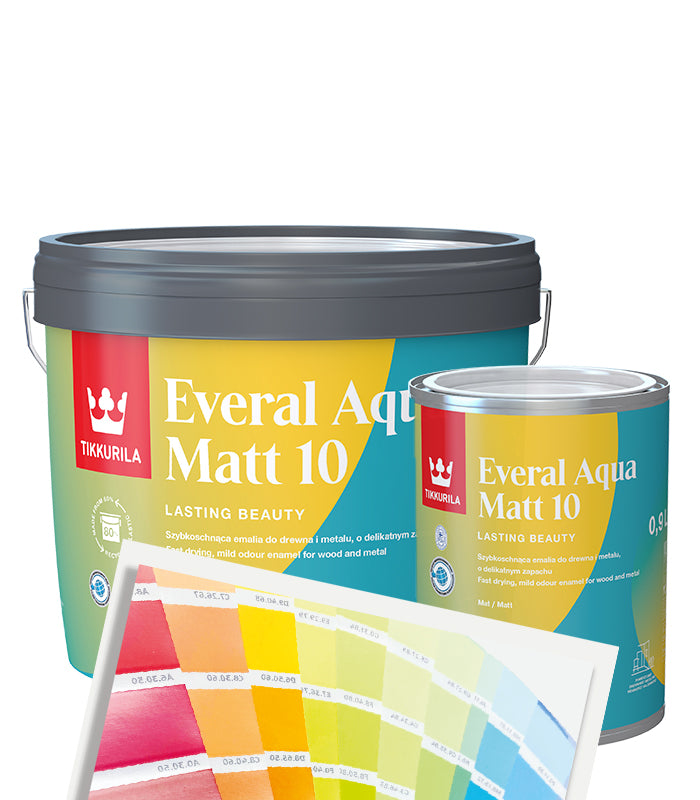 Tikkurila Everal Aqua Matt 10 - Tinted Colour Match