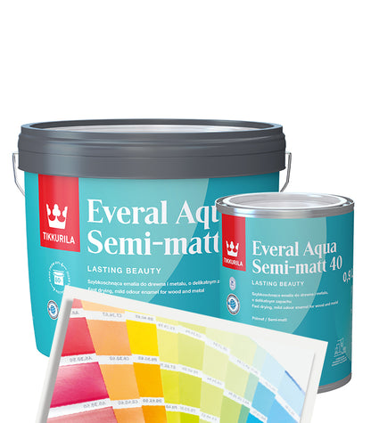 Tikkurila Everal Aqua Semi Matt 40 - Tinted Colour Match