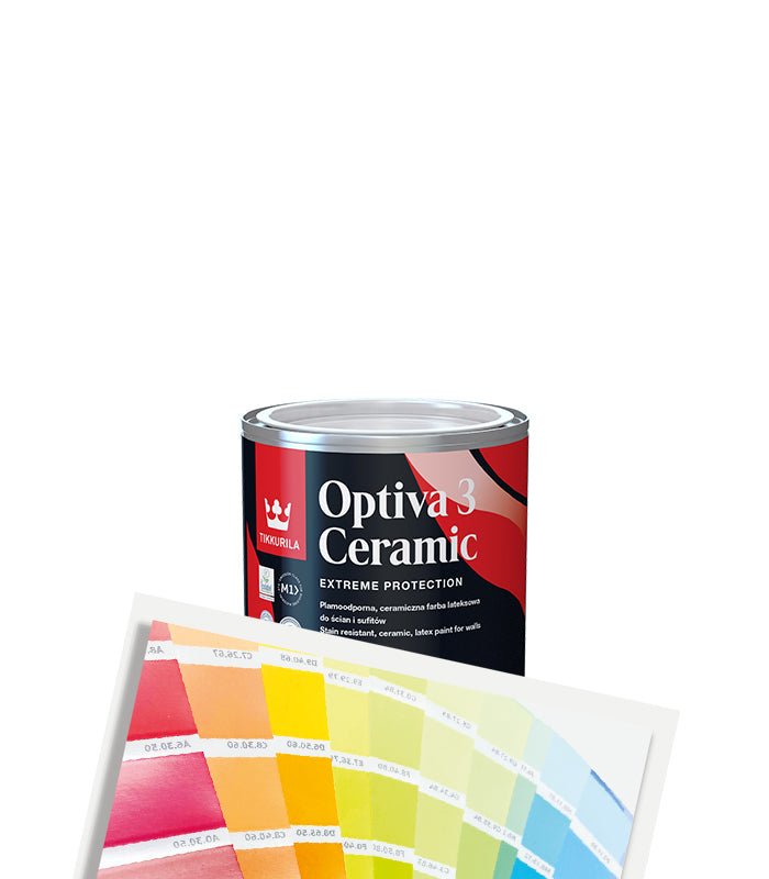Tikkurila Optiva 3 Ceramic Super Matt - 1L - Tinted Mixed Colour