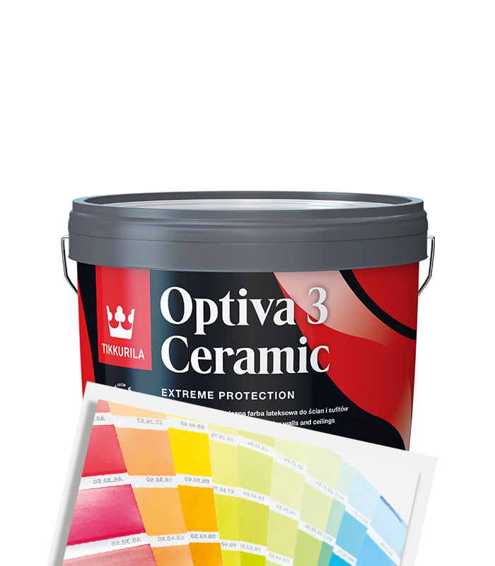 Tikkurila Optiva 3 Ceramic Super Matt - 3L - Tinted Mixed Colour