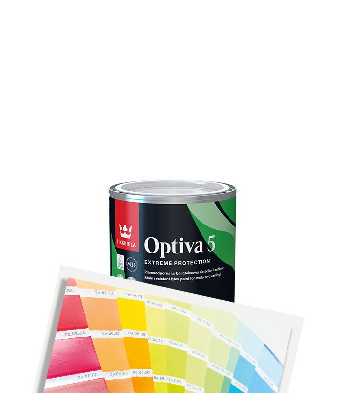 Tikkurila Optiva Matt 5 - 1L - Tinted Mixed Colour