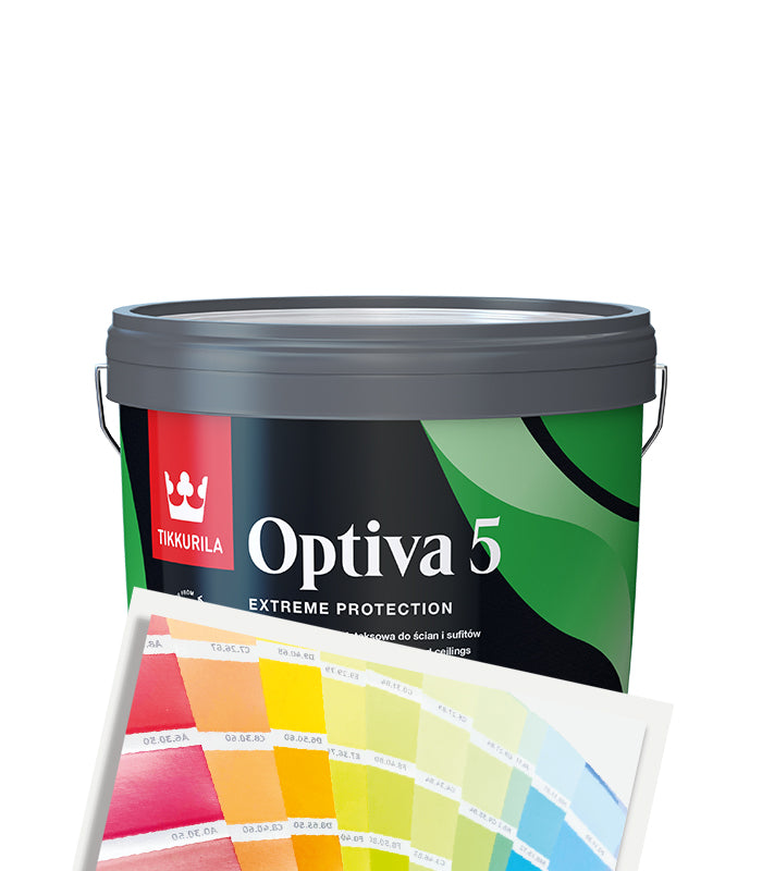 Tikkurila Optiva Matt 5 - 3L - Tinted Mixed Colour