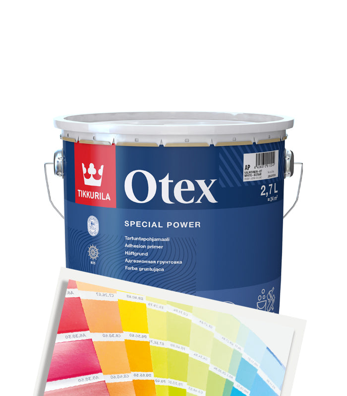 Tikkurila Otex Adhesion Primer - 3L - Tinted Mixed Colour