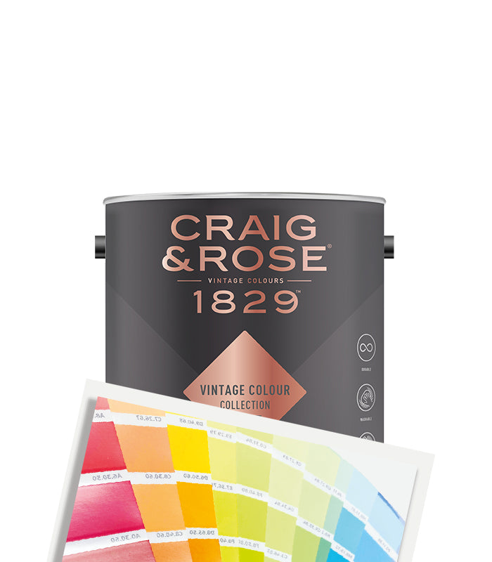 Craig & Rose 1829 Vintage Collection - Chalky Matt - 2.5 Litre - Tinted colour Match
