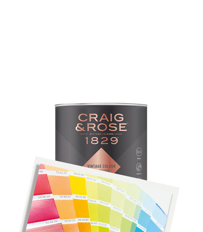 Craig & Rose 1829 Vintage Collection - Eggshell - 1 Litre - Tinted Colour Match