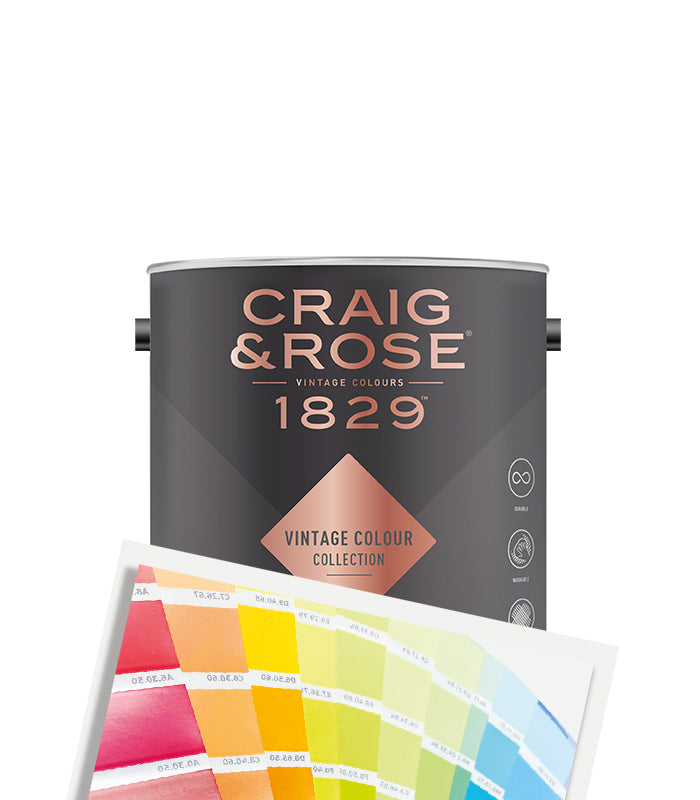 Craig & Rose 1829 Vintage Collection - Eggshell - 2.5 Litre - Tinted Colour Match