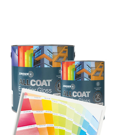 Zinsser AllCoat (Solvent Based) Exterior Gloss Paint - Tinted Colour Match