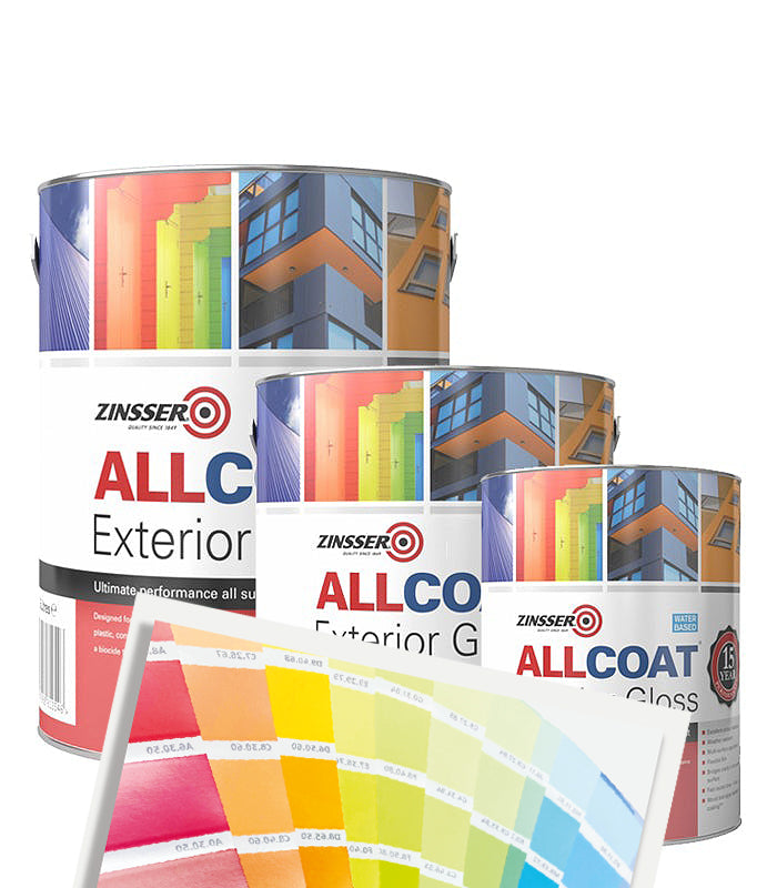 Zinsser AllCoat (Water Based) Exterior Gloss - Tinted Colour Match