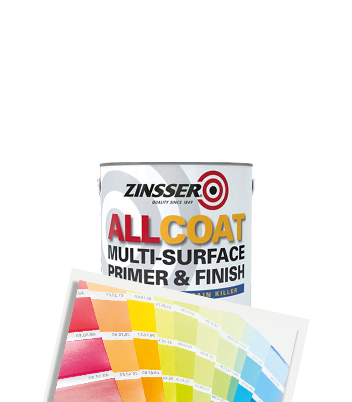 Zinsser AllCoat Multi Surface Primer & Finish - 1 Litre - Tinted Mixed Colour