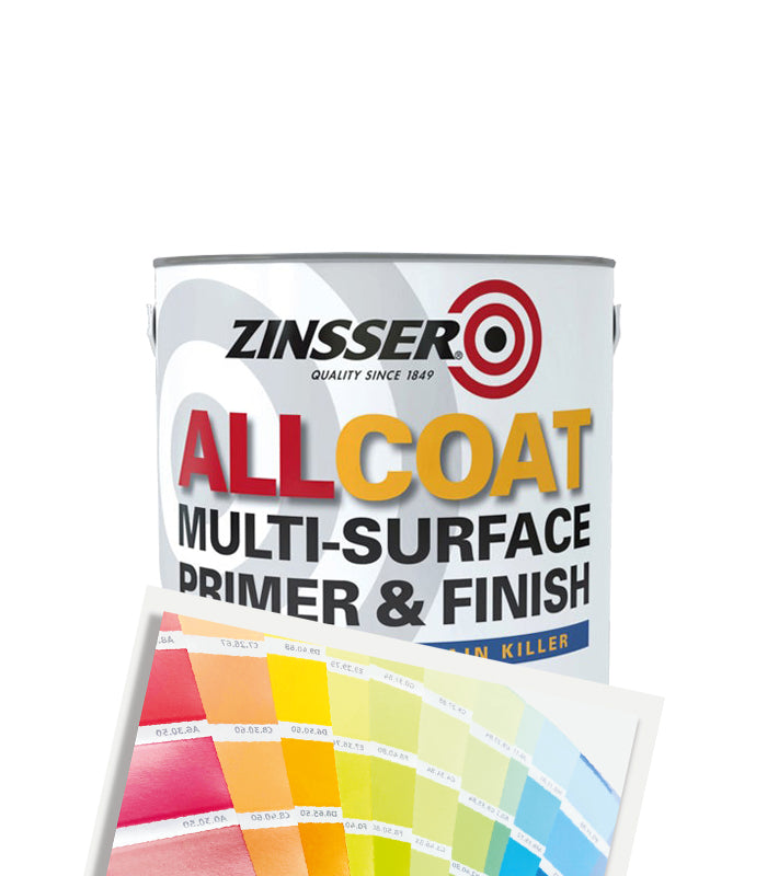 Zinsser AllCoat Multi Surface Primer & Finish - 2.5 Litre - Tinted Mixed Colour