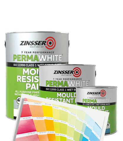 Zinsser Perma White Interior Paint - Matt / Satin - Tinted Colour Match