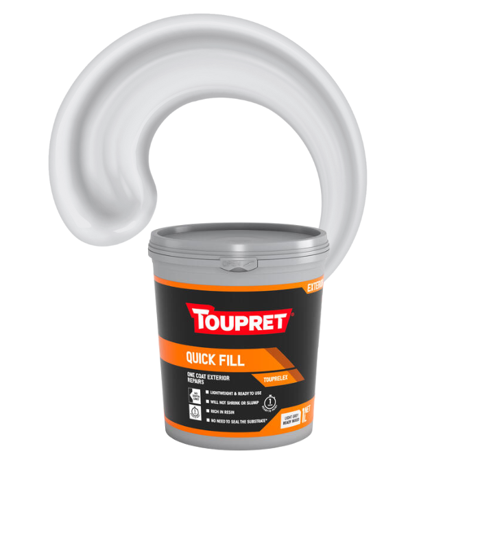 Toupret Ready Mixed Exterior Filler (Touprelex) - 1L