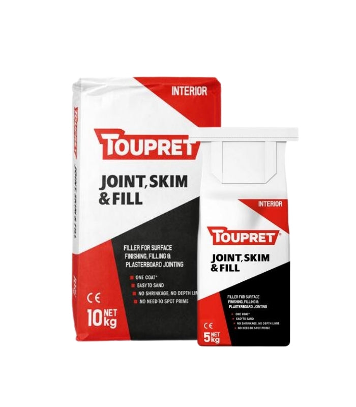 Toupret Interior Joint, Skim & Fill - White - Powder