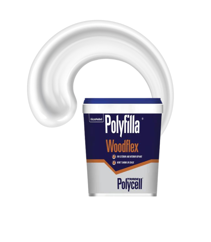 Polycell Trade Woodflex Polyfilla Filler - Ready Mixed Tub - 600ml