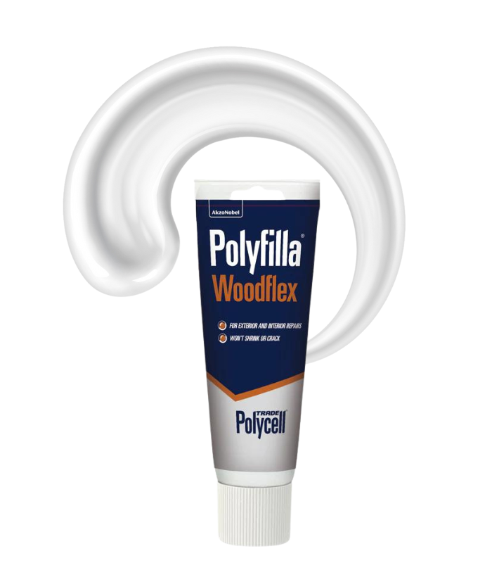 Polycell Trade Woodflex Polyfilla Filler - Ready Mixed Tube - 330g