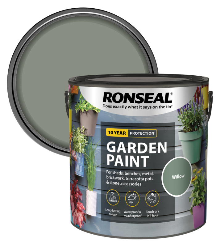 Ronseal Garden Paint - Willow - 2.5 Litre