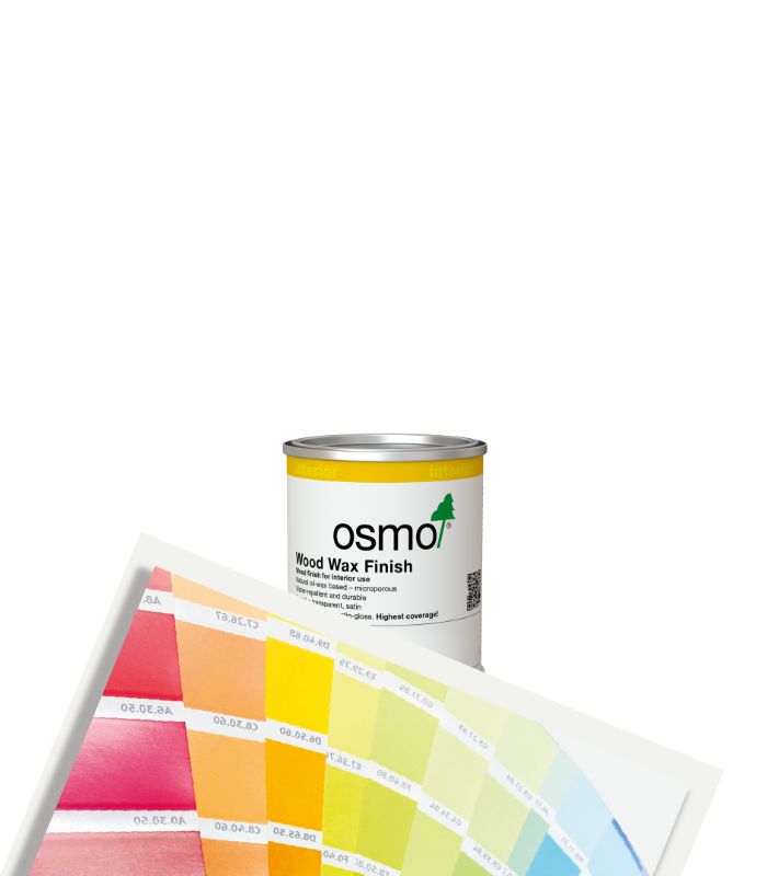 Osmo Wood Wax Finish Satin - 125ml - Tinted Mixed Colour