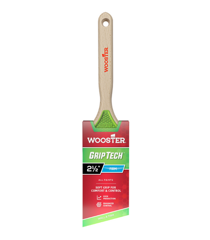 Wooster Grip Tech - Firm - Angle Sash Paint Brush - 2.5 Inch
