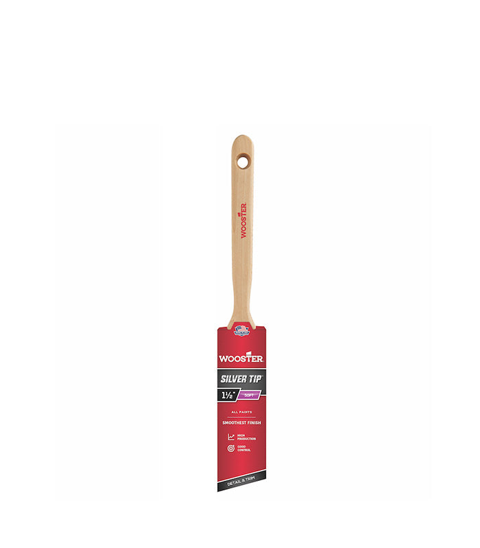 Wooster Silver Tip - Angle Sash - Wall and Trim Paint Brush - 1.5 Inch