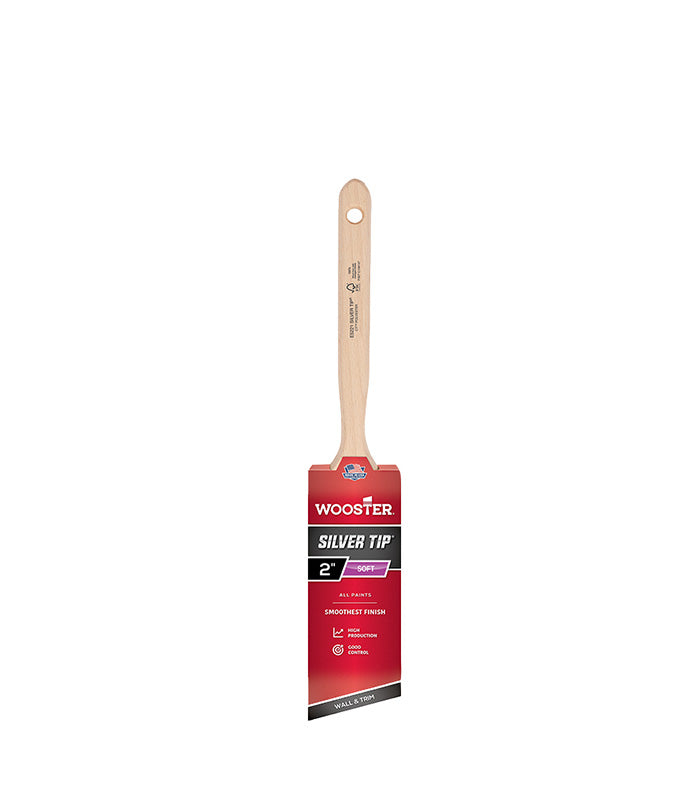 Wooster Silver Tip - Angle Sash - Wall and Trim Paint Brush - 2 Inch