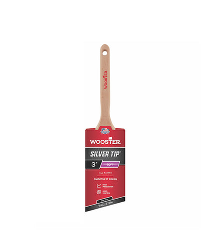Wooster Silver Tip - Semi-Oval Angle Sash - Wall and Trim Paint Brush - 3 Inch