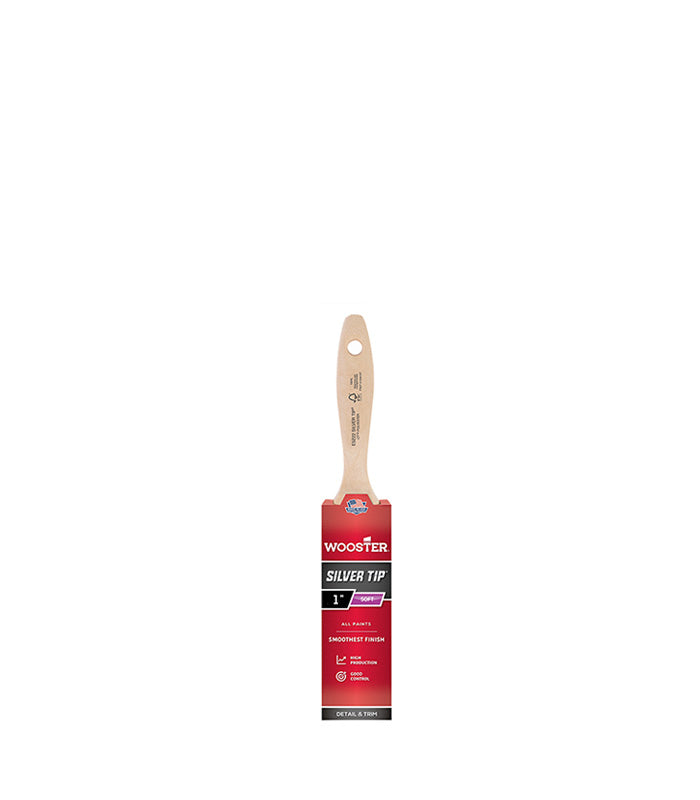 Wooster Silver Tip - Detail and Trim Paint Brush - 1 Inch