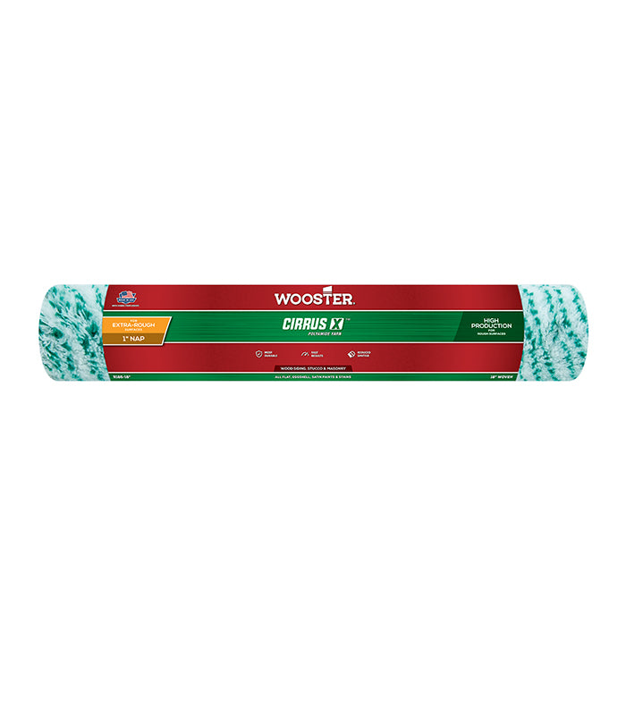 Wooster Cirrus x 1" Nap Extra Rough Paint Roller Sleeve - 18 Inch