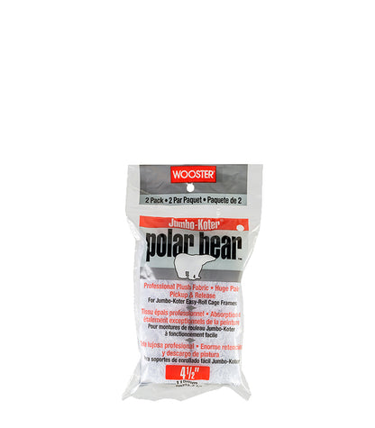 Wooster Jumbo Koter Polar Bear 4.5" Mini Roller Sleeves - Twin Pack
