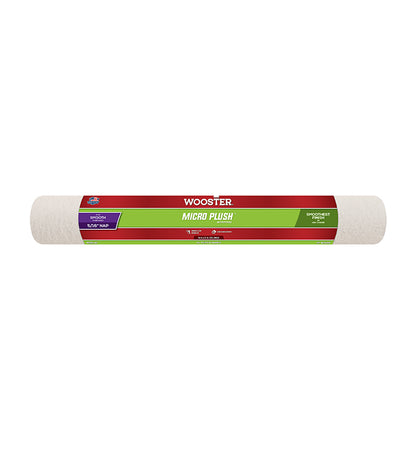 Wooster Micro Plush 5/16" Nap Smooth Paint Roller Sleeve - 18 Inch