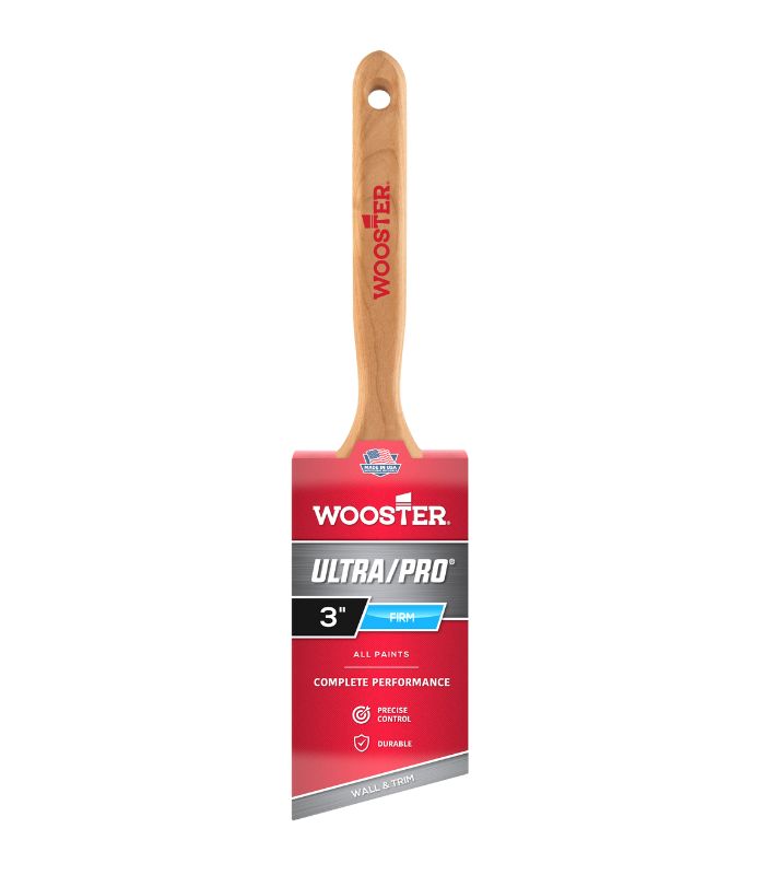 Wooster Ultra Pro - Firm Lindbeck - Angled Sash Paint Brush - 3 Inch