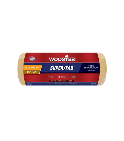 Wooster Super Fab 1.25" Nap Extra Rough Paint Roller Sleeve - 9 Inch
