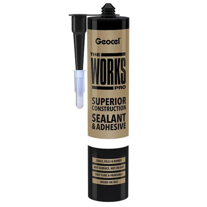 Geocel The Works Pro Sealant and Adhesive - 290ml Cartridge