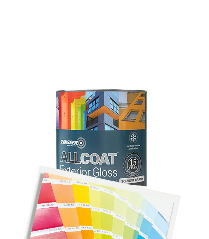 Zinsser AllCoat Exterior Gloss (Solvent Based) - 1 Litre - Tinted Mixed Colour