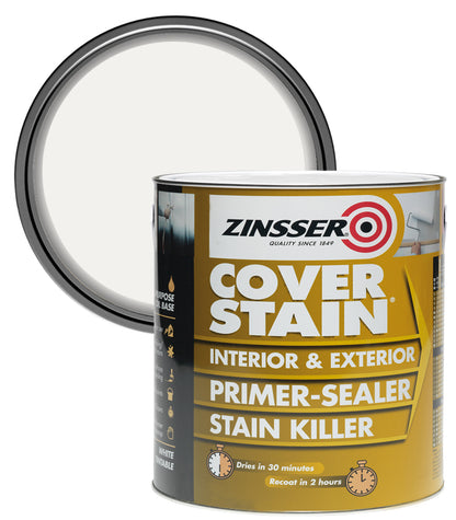 Zinsser Cover Stain - Primer Sealer - 2.5 Litre