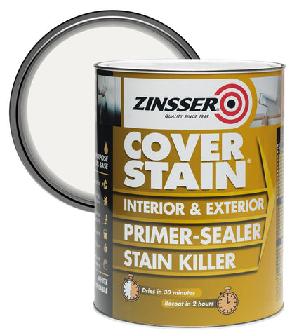 Zinsser Cover Stain - Primer Sealer - 5 Litre