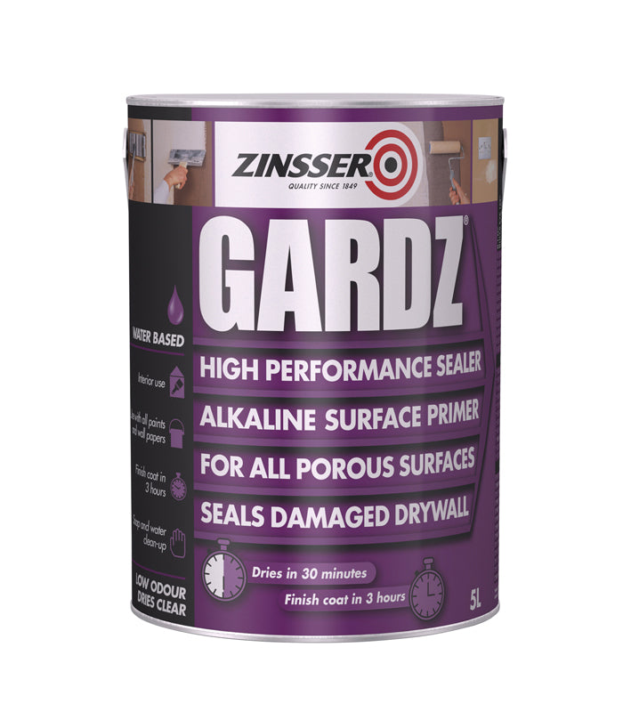 Zinsser Gardz High Performance Sealer Water Based - 5 Litre