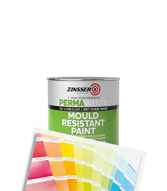 Zinsser Perma White Interior Paint - Matt - 1L - Tinted Mixed Colour