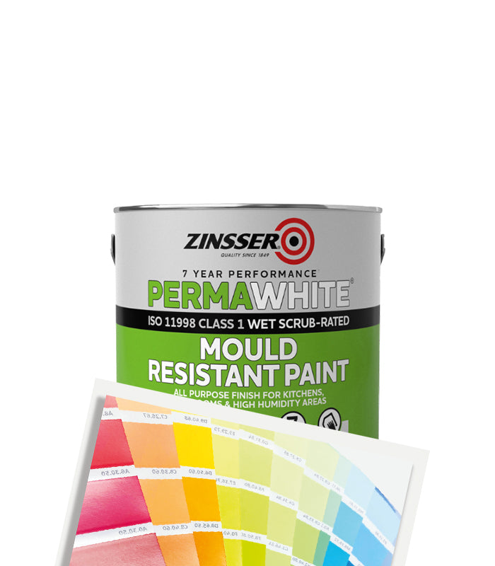 Zinsser Perma White Interior Paint - Matt - 2.5L - Tinted Mixed Colour