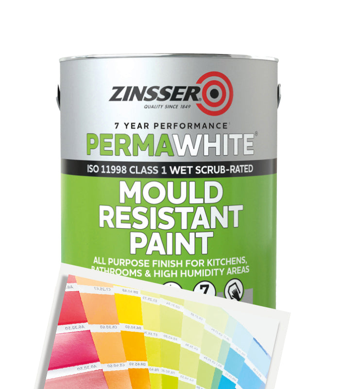 Zinsser Perma White Interior Paint - Matt - 5L - Tinted Mixed Colour