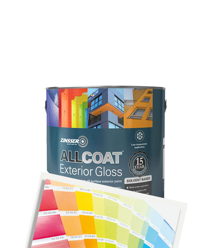 Zinsser AllCoat Exterior Gloss (Solvent Based) - 2.5 Litre - Tinted Mixed Colour