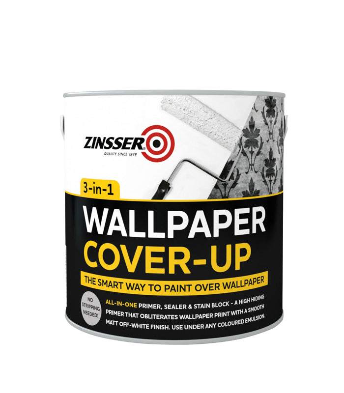 Zinsser Wallpaper Cover Up Paint - 2.5 Litre